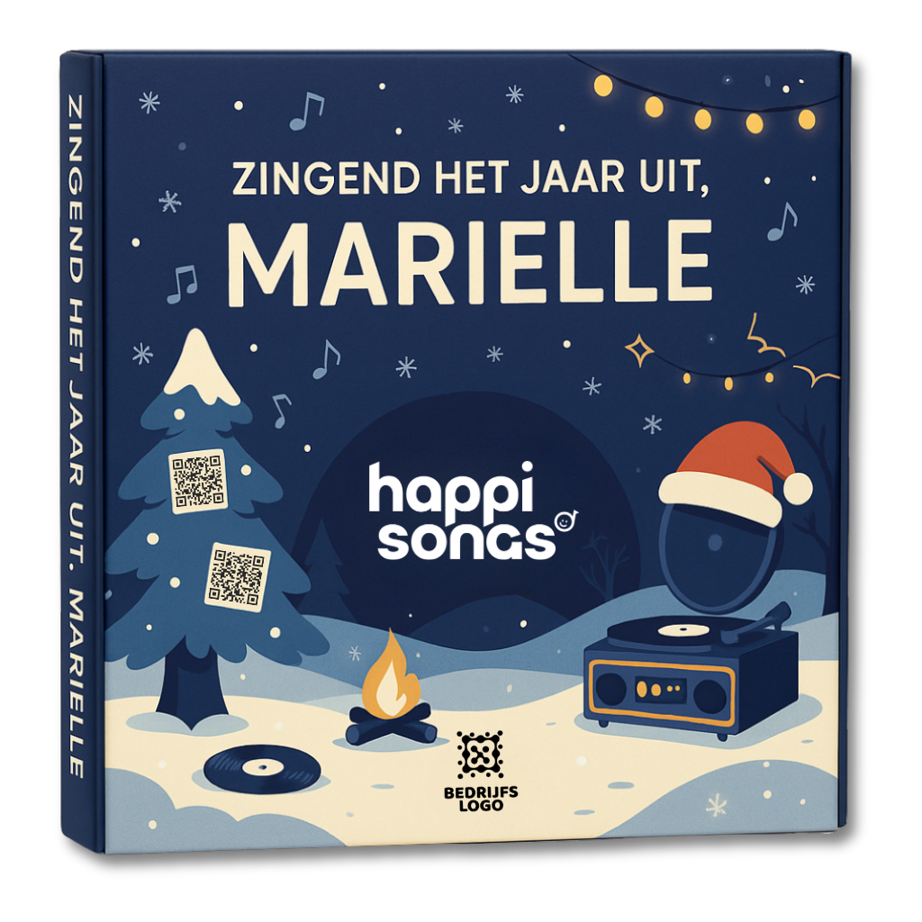 Happisongs muziekspel in een doosje in eigen huisstijl